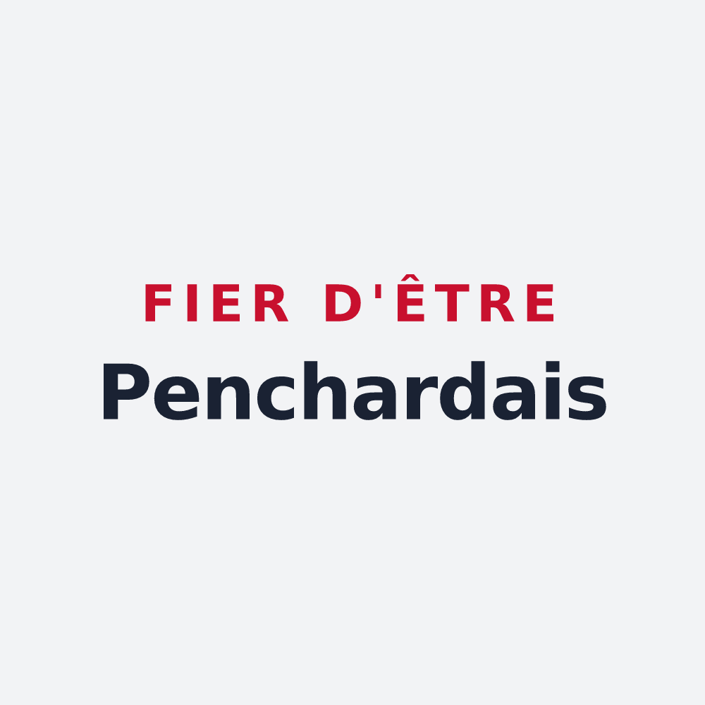 Poster « Fier d'être Penchardais » — design pour Penchard
