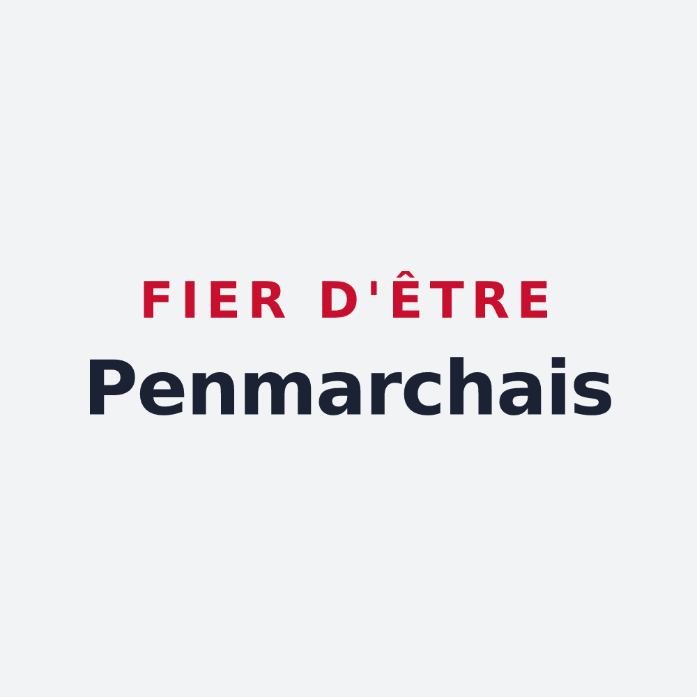 Poster « Fier d'être Penmarchais » — design pour Penmarch