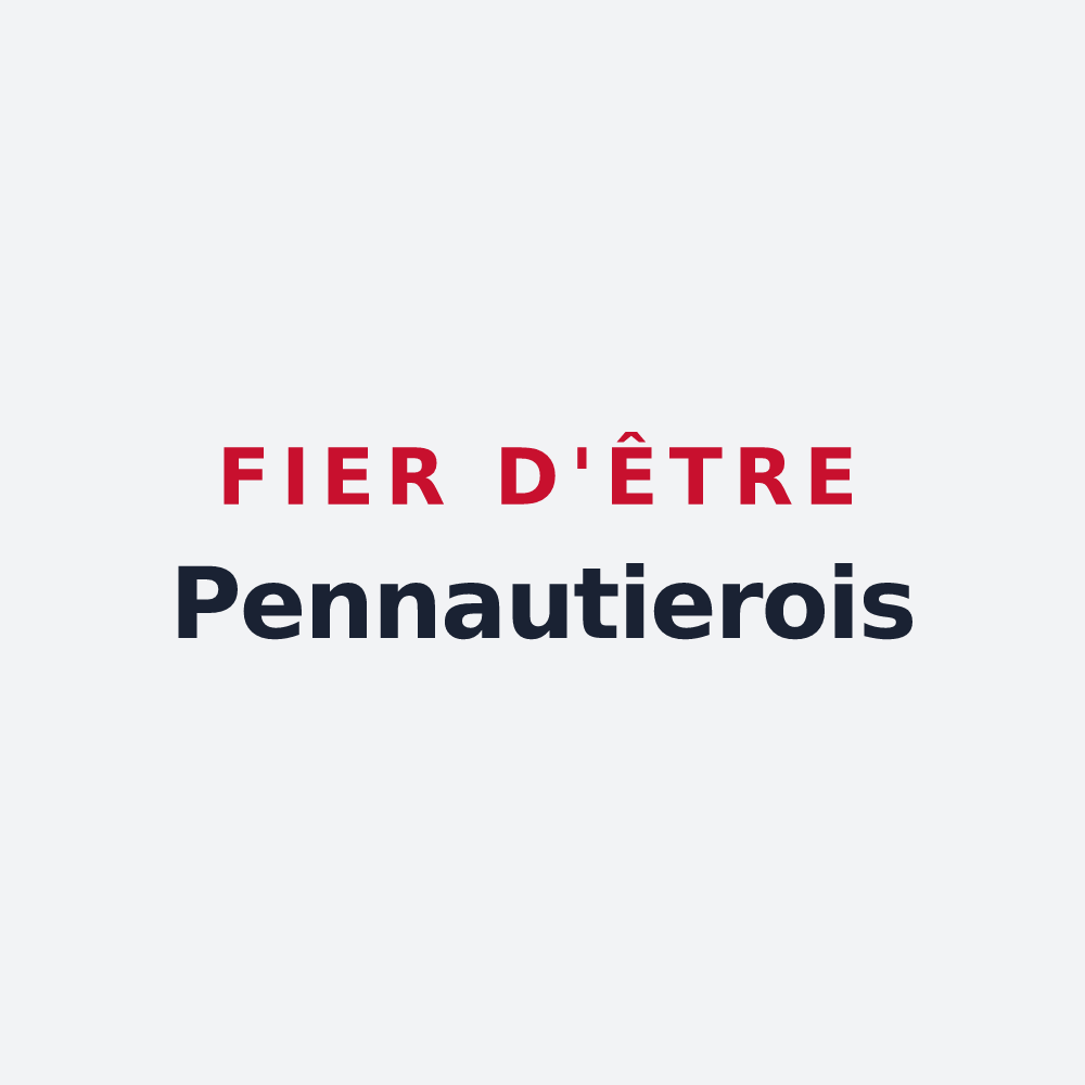 Poster « Fier d'être Pennautierois » — design pour Pennautier