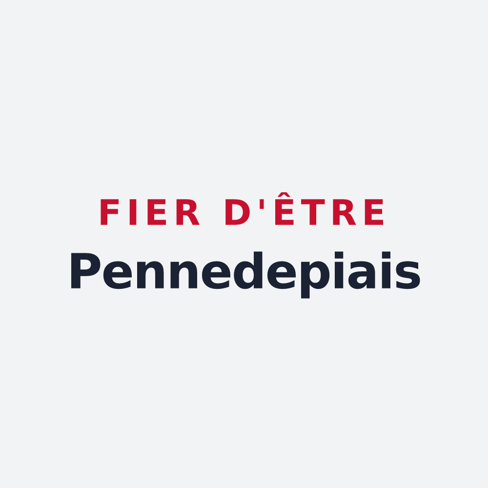 Poster « Fier d'être Pennedepiais » — design pour Pennedepie