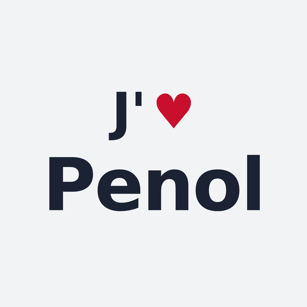 Poster personnalisé Penol — design J'aime Penol
