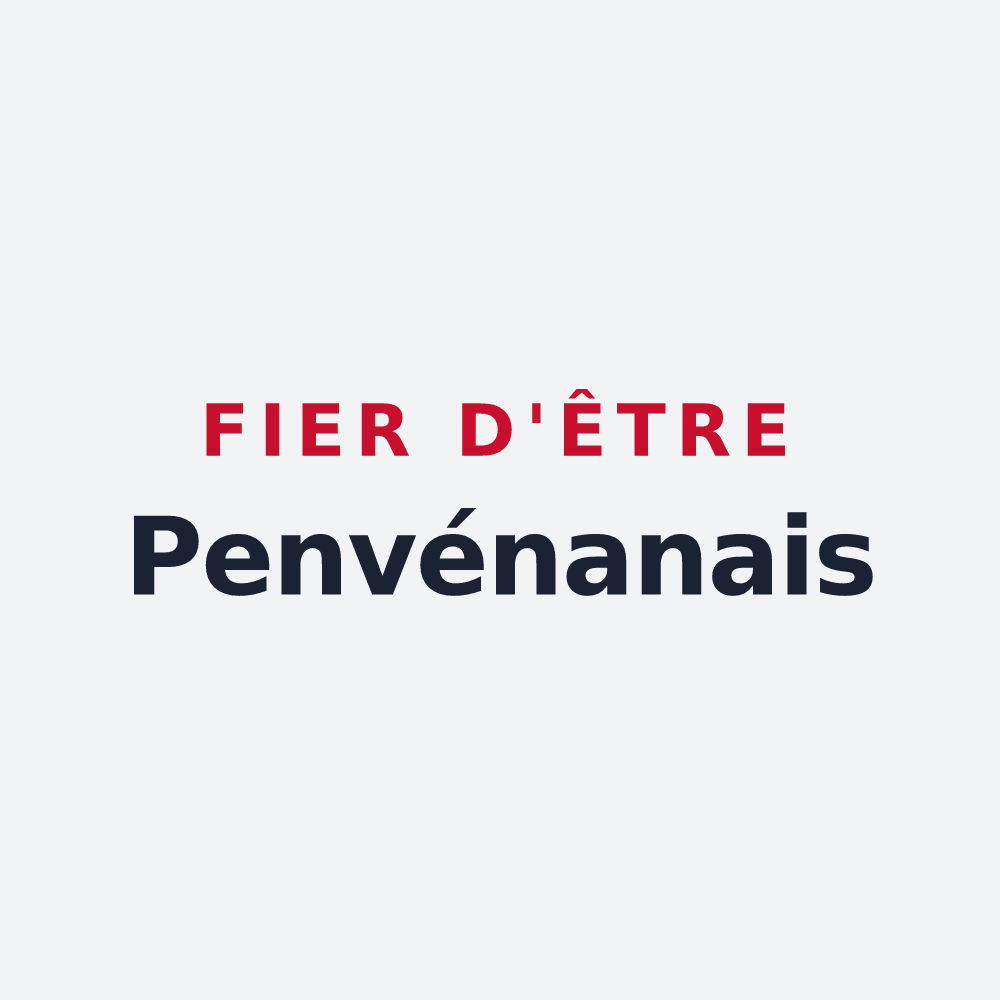 Poster « Fier d'être Penvénanais » — design pour Penvénan