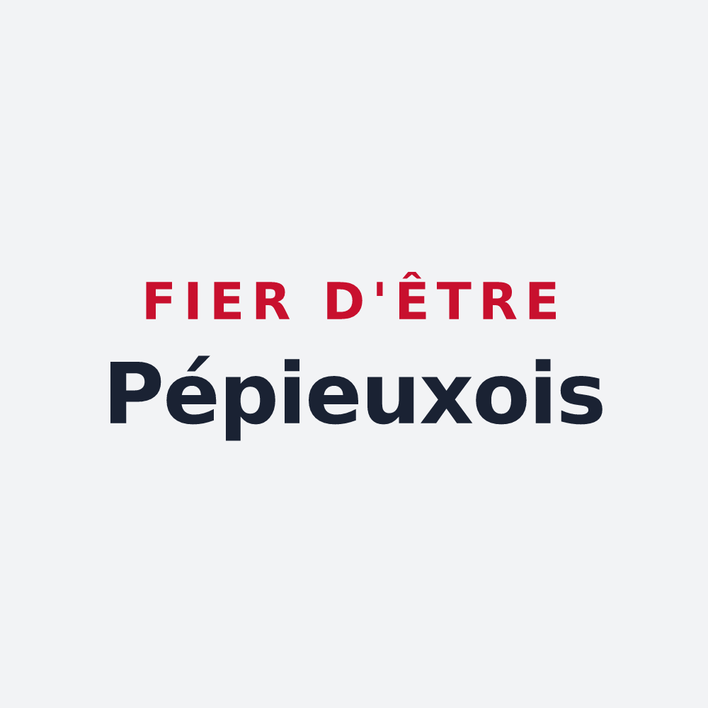 Poster « Fier d'être Pépieuxois » — design pour Pépieux