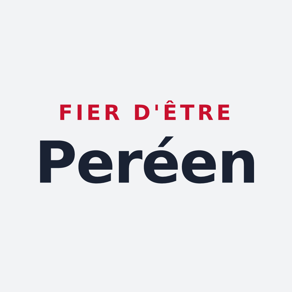 Poster « Fier d'être Peréen » — design pour Peray