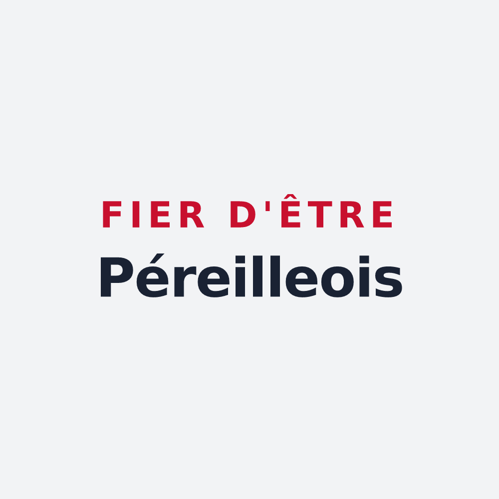 Poster « Fier d'être Péreilleois » — design pour Péreille