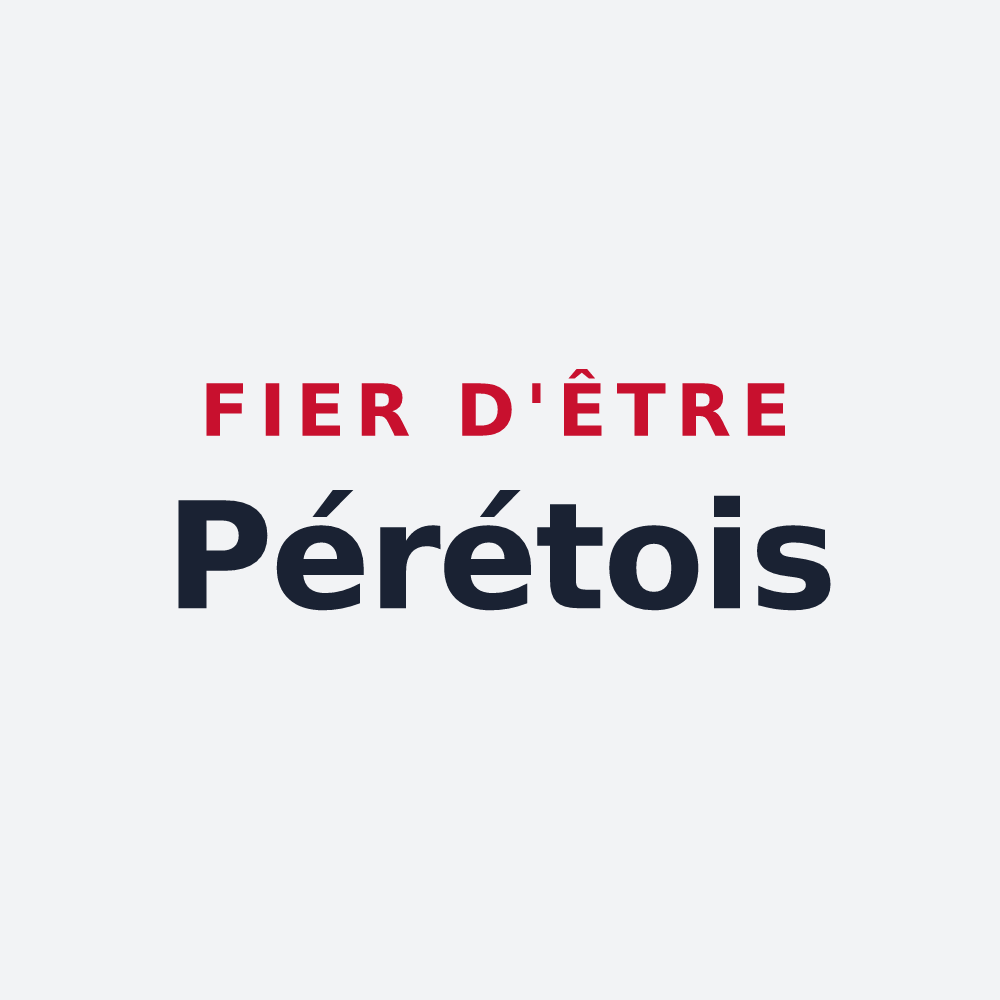 Poster « Fier d'être Pérétois » — design pour Péret-Bel-Air