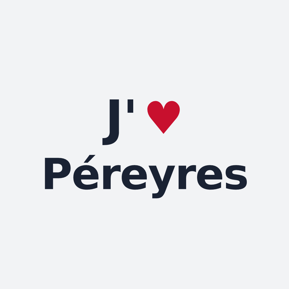Poster personnalisé Péreyres — design J'aime Péreyres