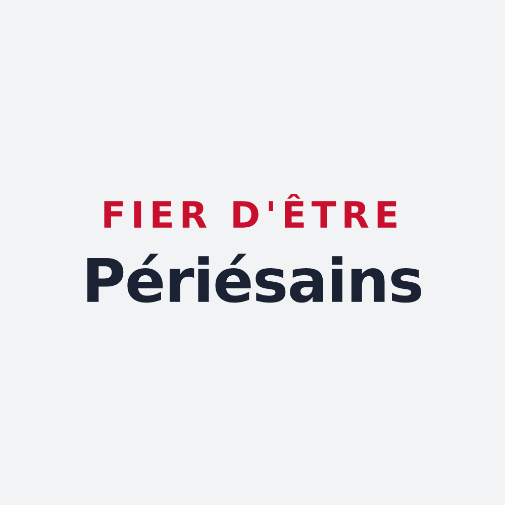 Poster « Fier d'être Périésains » — design pour Périers-sur-le-Dan