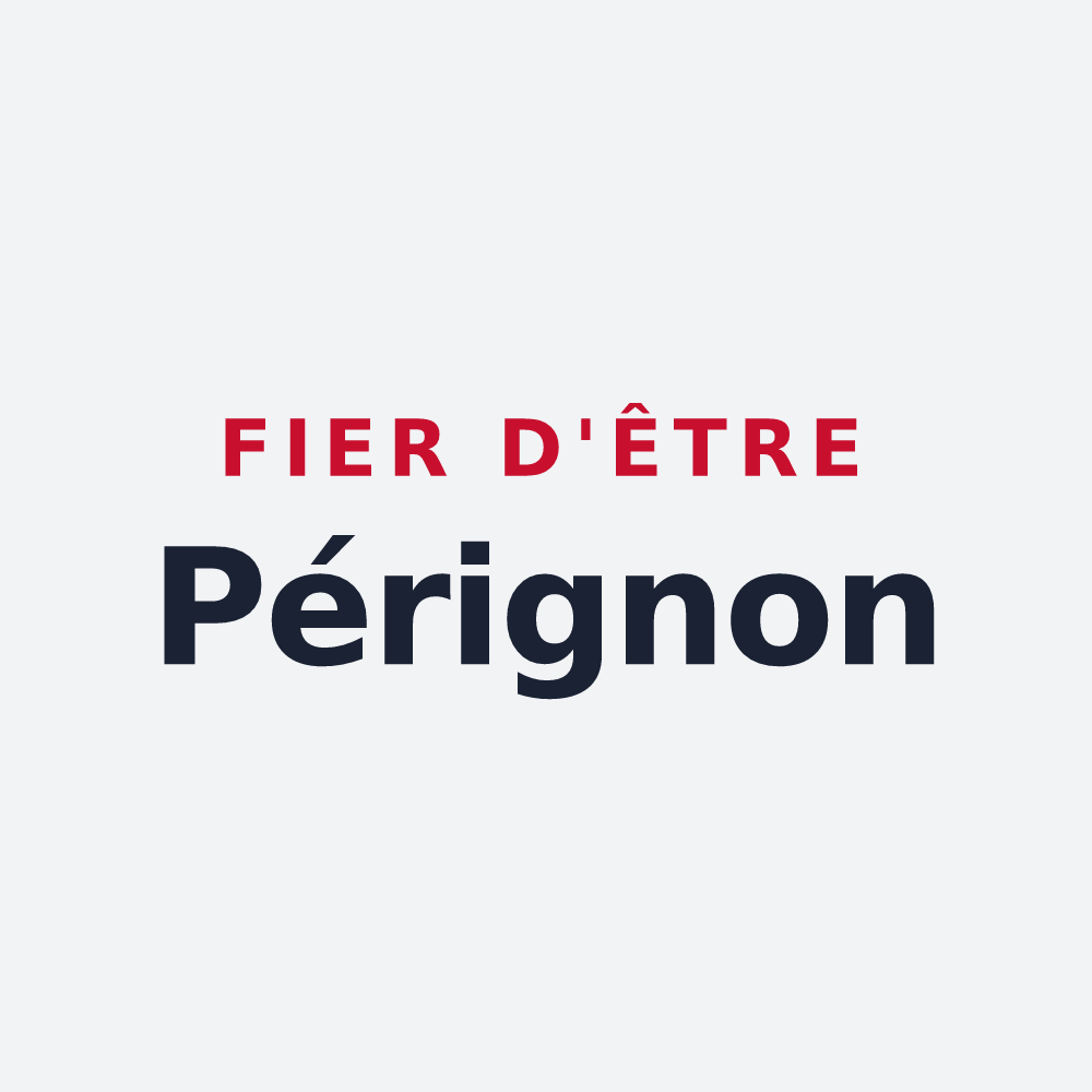 Poster « Fier d'être Pérignon » — design pour Périgny-la-Rose