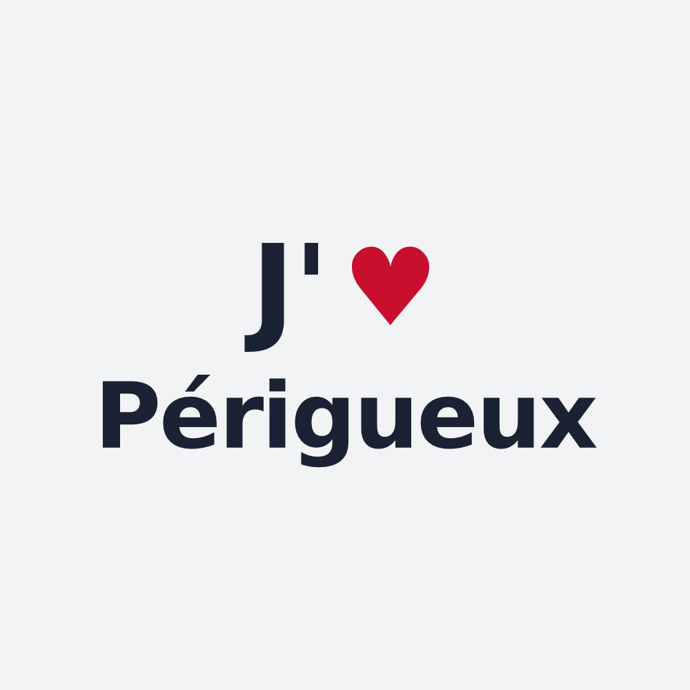 Poster personnalisé Périgueux — design J'aime Périgueux