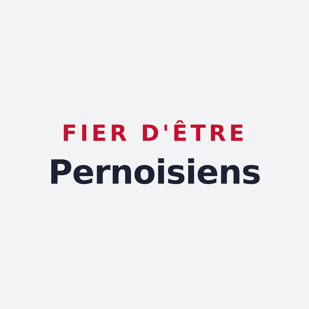 Poster « Fier d'être Pernoisiens » — design pour Pernois