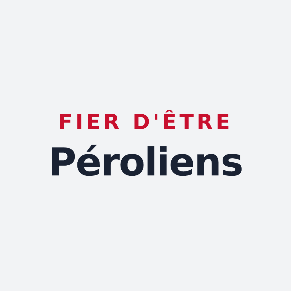 Poster « Fier d'être Péroliens » — design pour Pérols