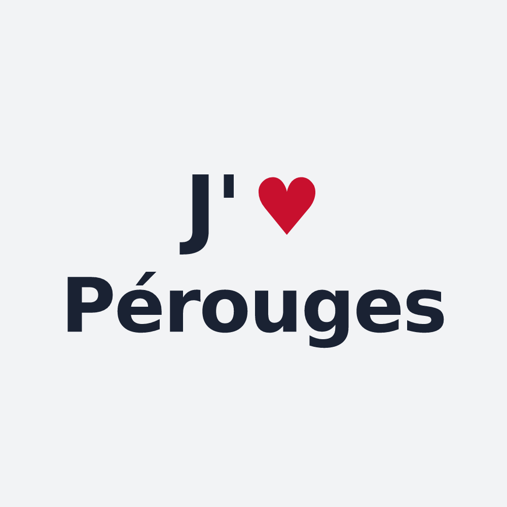 Poster personnalisé Pérouges — design J'aime Pérouges