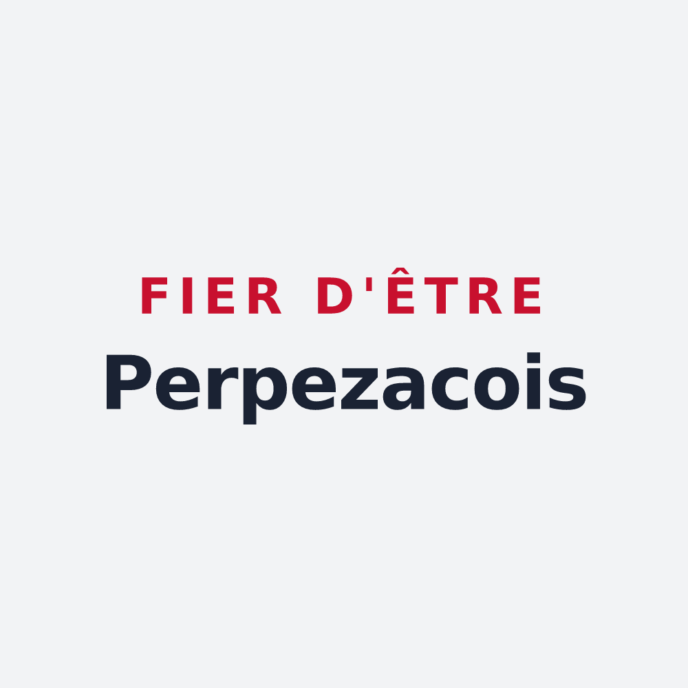 Poster « Fier d'être Perpezacois » — design pour Perpezac-le-Noir