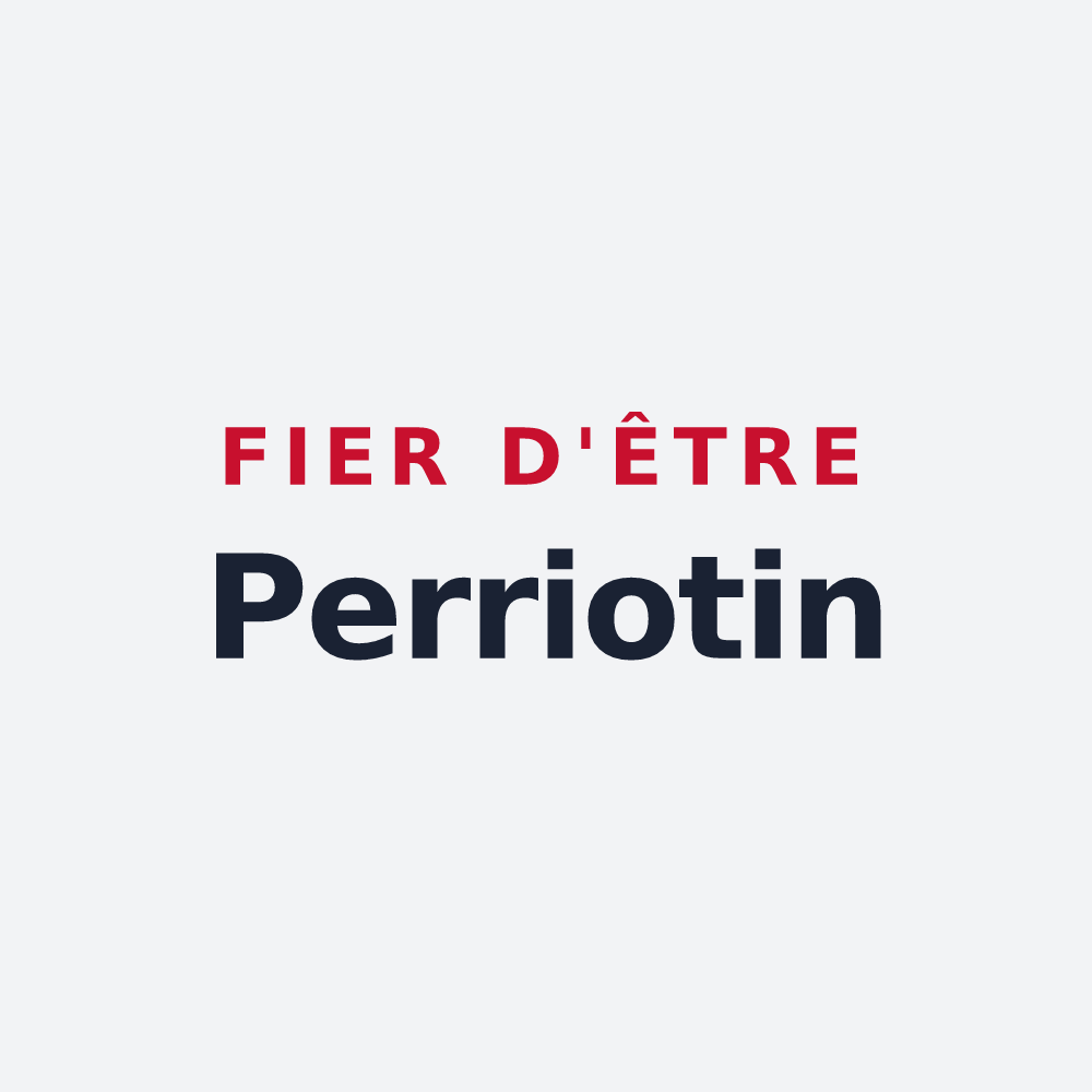 Poster « Fier d'être Perriotin » — design pour Perriers-en-Beauficel