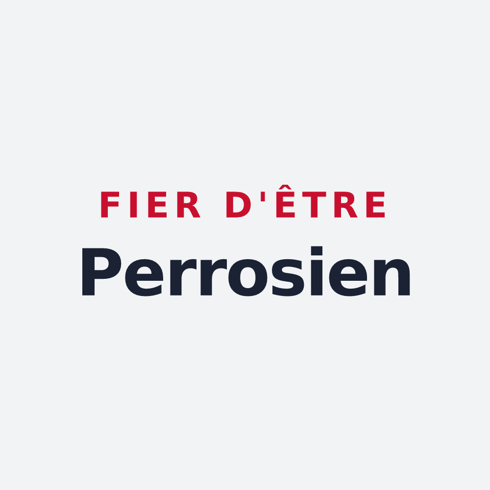Poster « Fier d'être Perrosien » — design pour Perros-Guirec