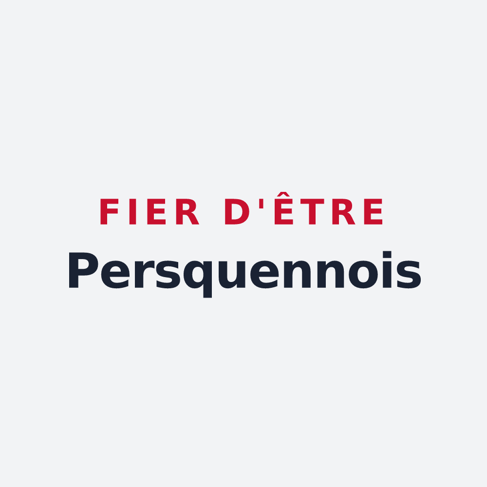 Poster « Fier d'être Persquennois » — design pour Persquen