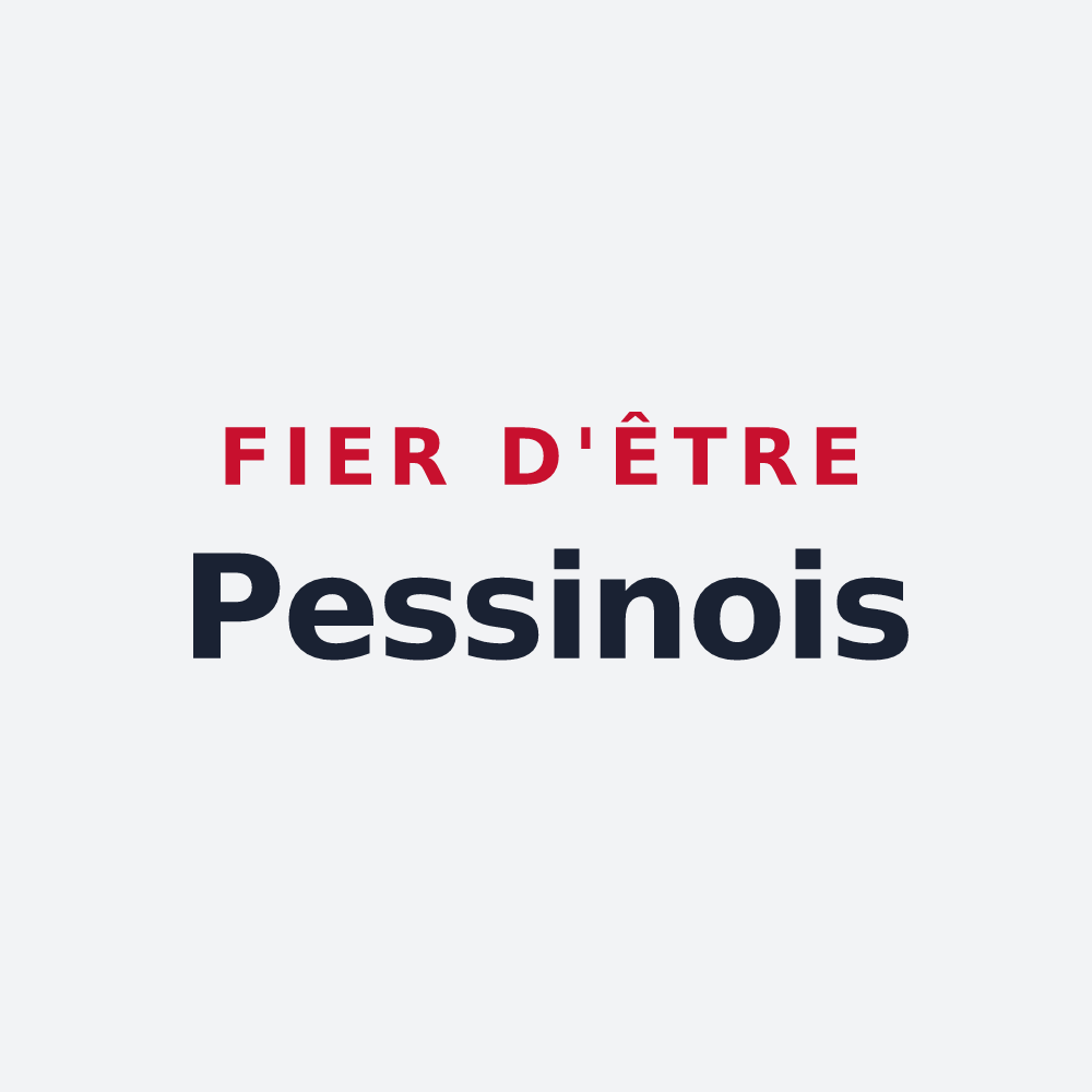 Poster « Fier d'être Pessinois » — design pour Pessines