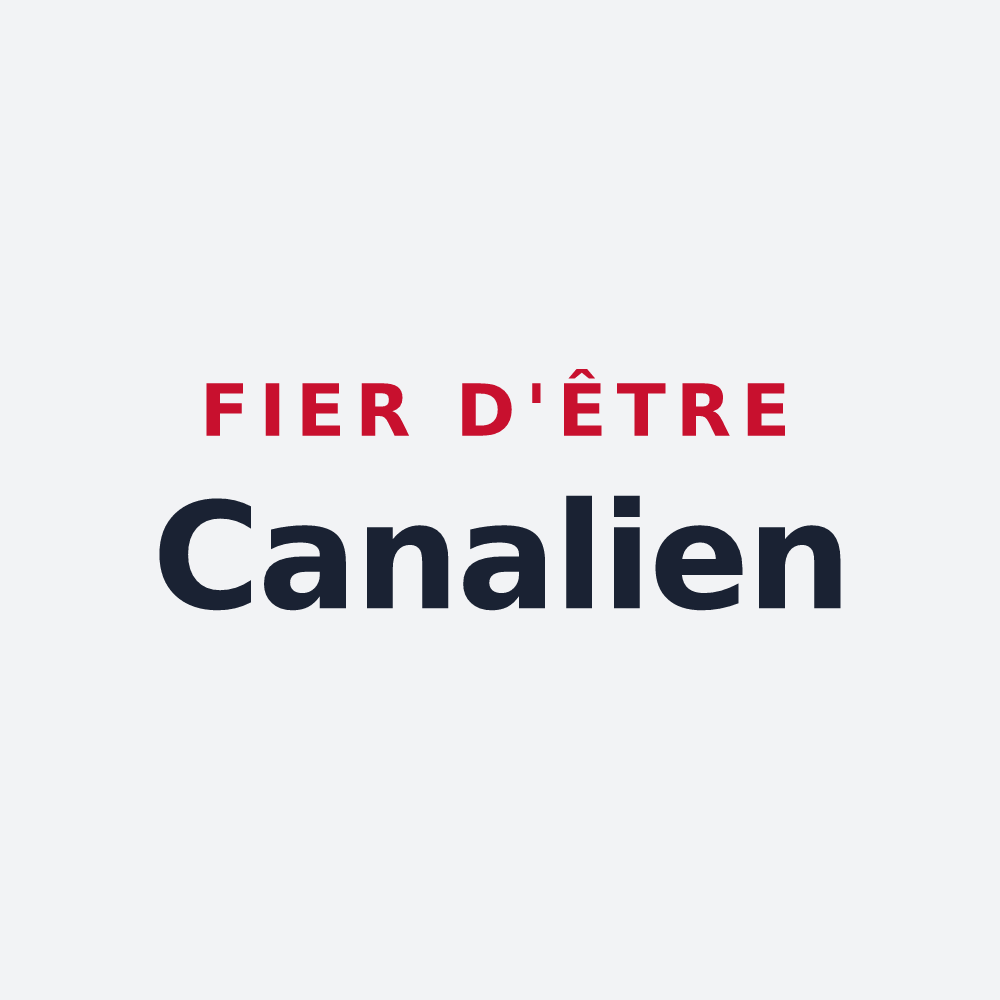 Poster « Fier d'être Canalien » — design pour Petit-Canal