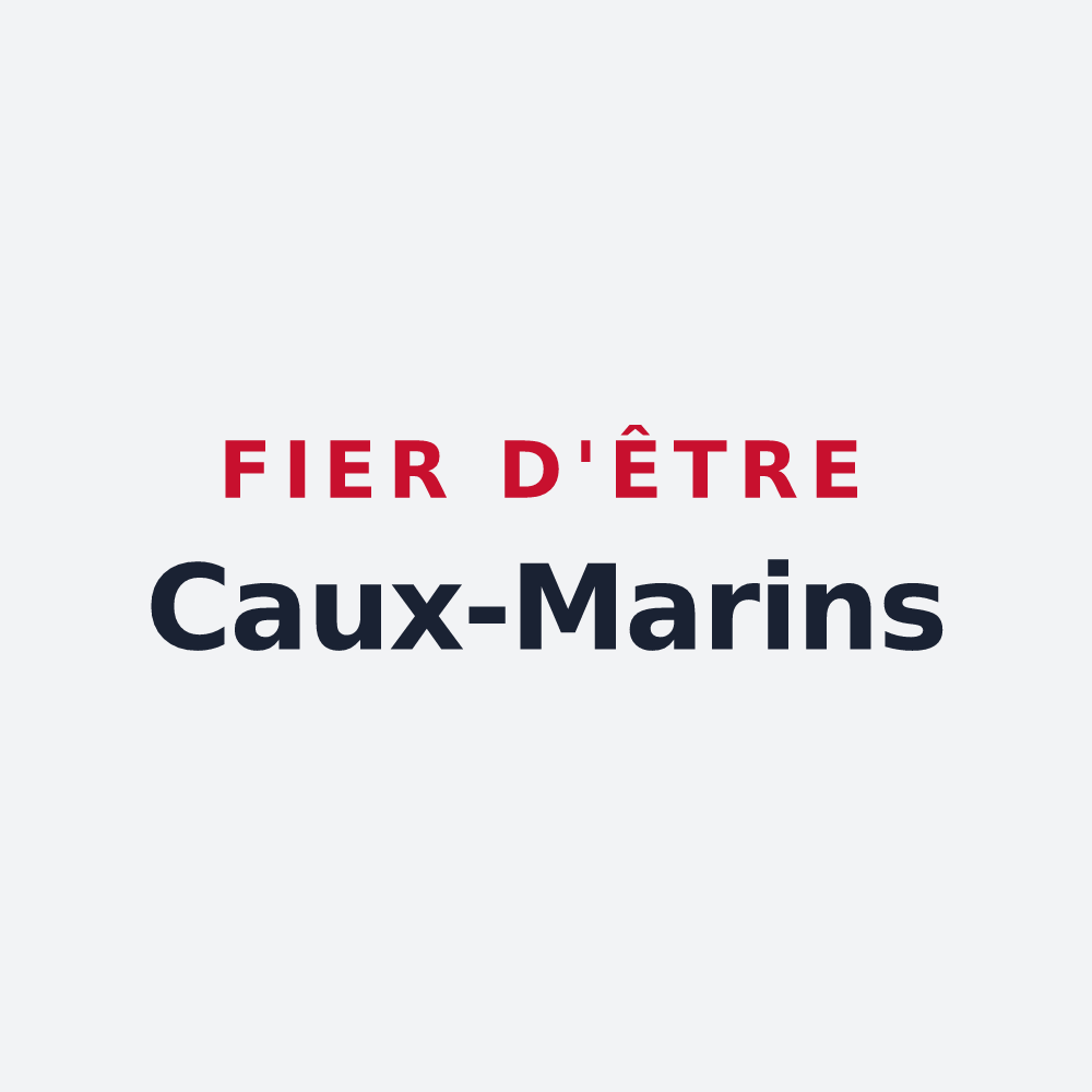 Poster « Fier d'être Caux-Marins » — design pour Petit-Caux