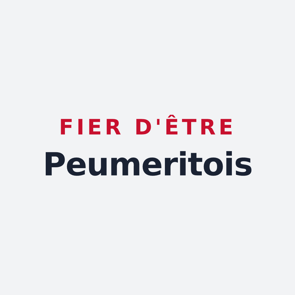 Poster « Fier d'être Peumeritois » — design pour Peumerit-Quintin