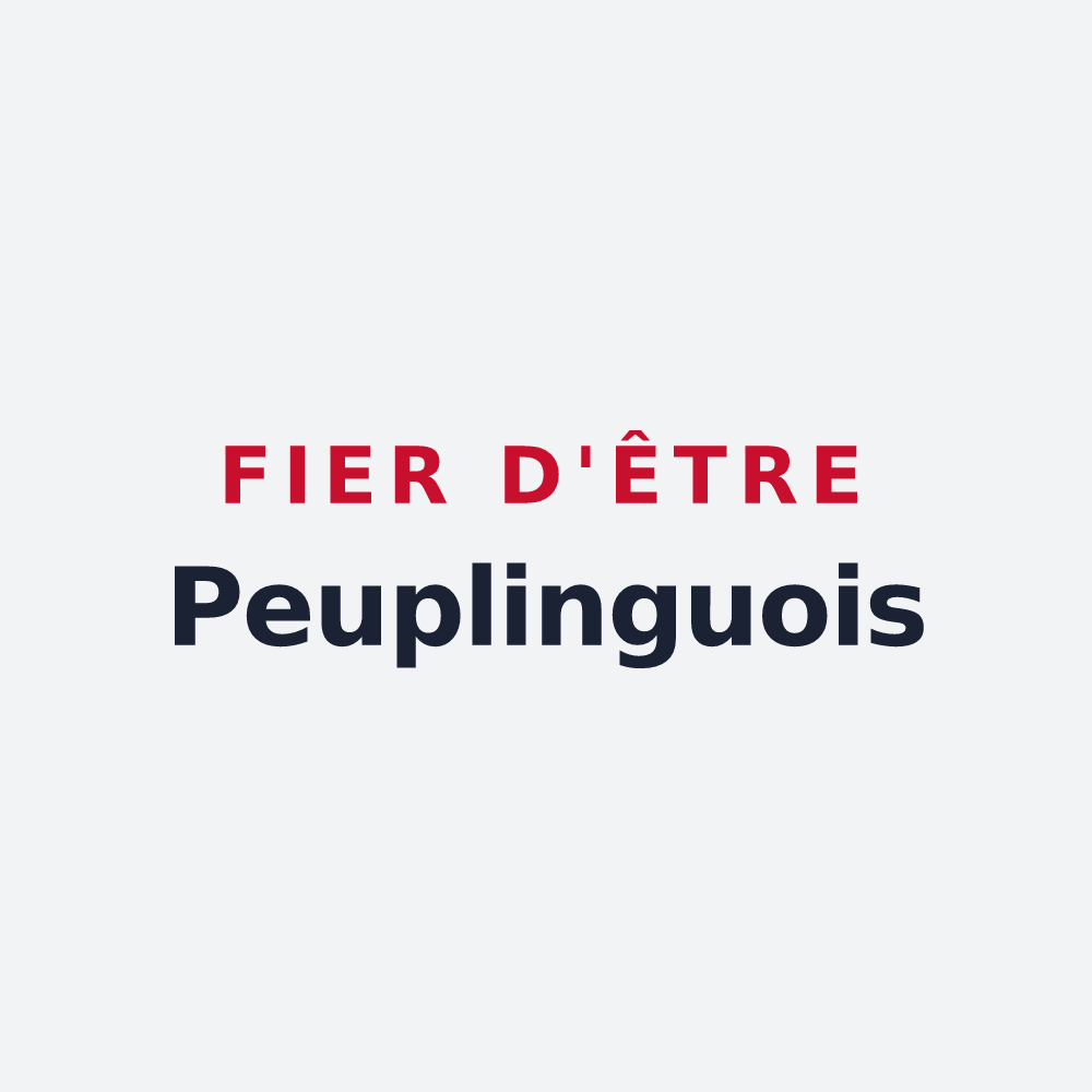 Poster « Fier d'être Peuplinguois » — design pour Peuplingues