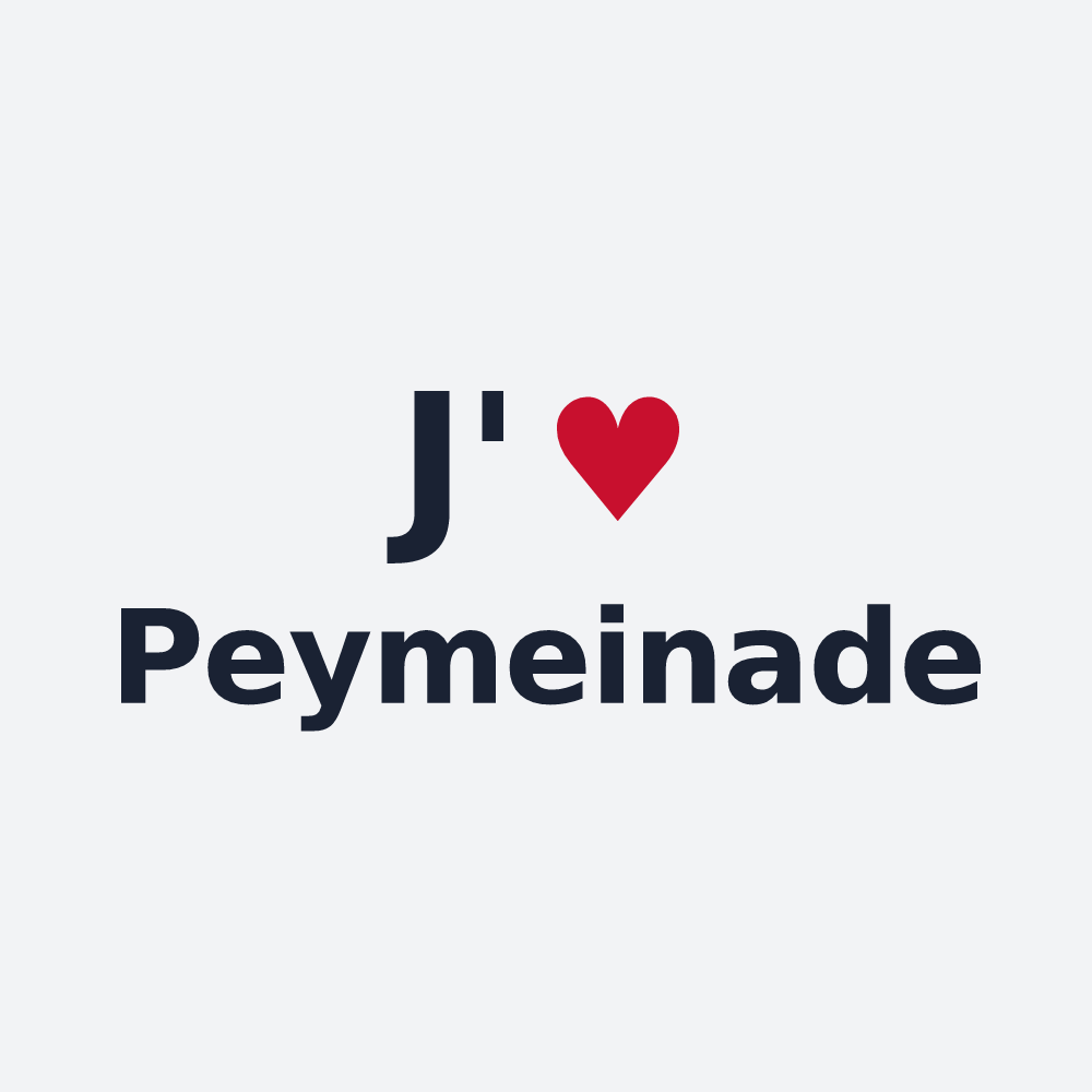 Poster personnalisé Peymeinade — design J'aime Peymeinade