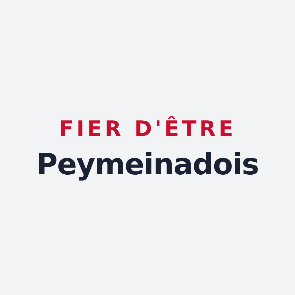 Poster « Fier d'être Peymeinadois » — design pour Peymeinade