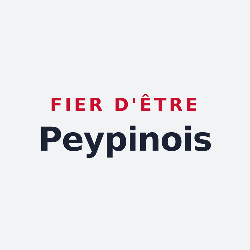 Poster « Fier d'être Peypinois » — design pour Peypin-d'Aigues