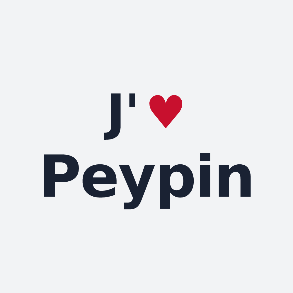 Poster personnalisé Peypin — design J'aime Peypin