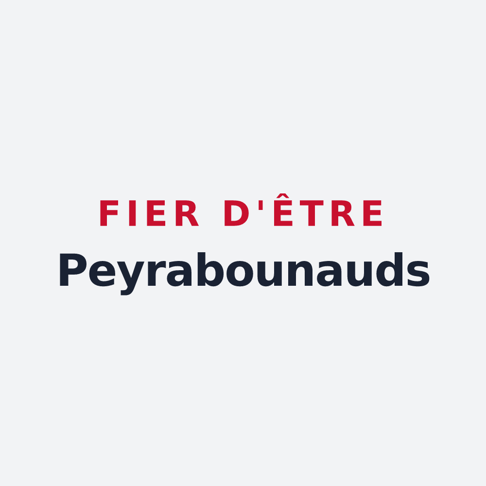 Poster « Fier d'être Peyrabounauds » — design pour Peyrabout