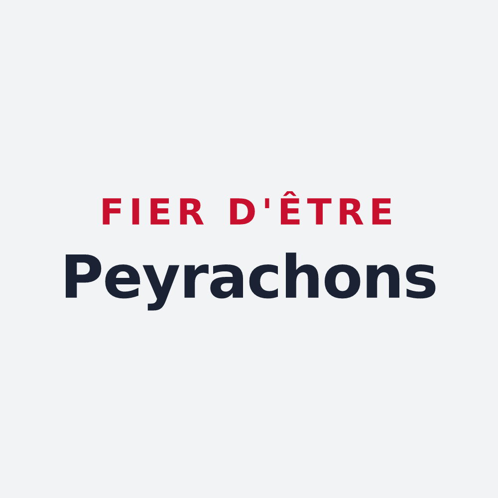 Poster « Fier d'être Peyrachons » — design pour Peyrat-de-Bellac