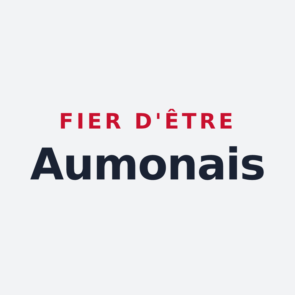Poster « Fier d'être Aumonais » — design pour Peyre en Aubrac