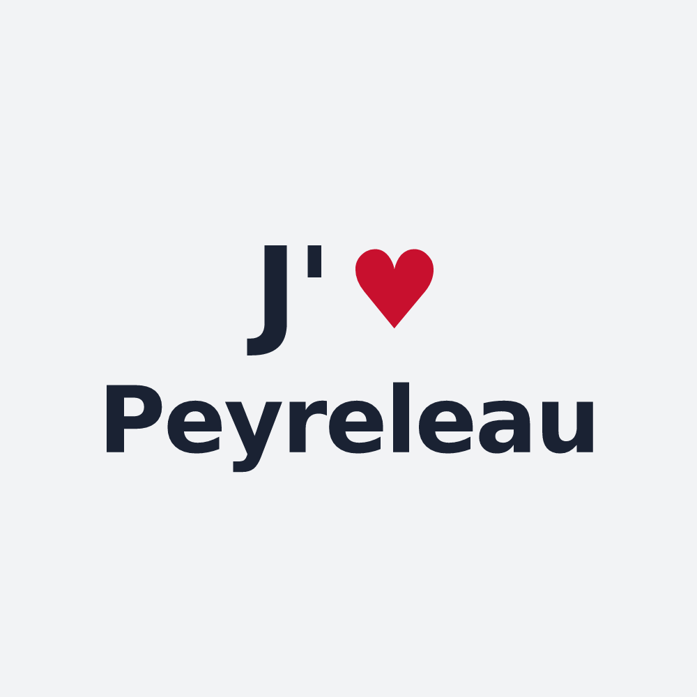 Poster personnalisé Peyreleau — design J'aime Peyreleau