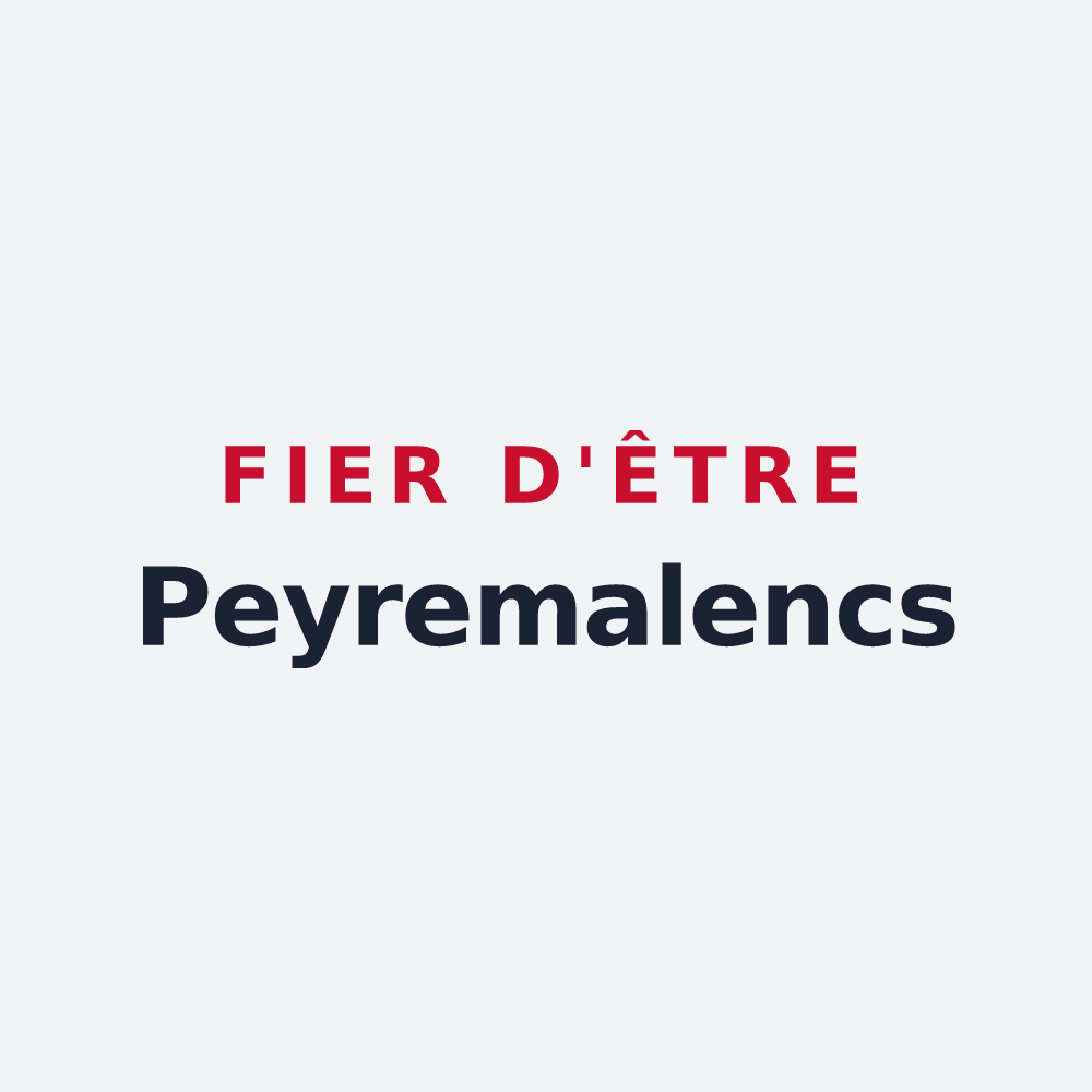 Poster « Fier d'être Peyremalencs » — design pour Peyremale