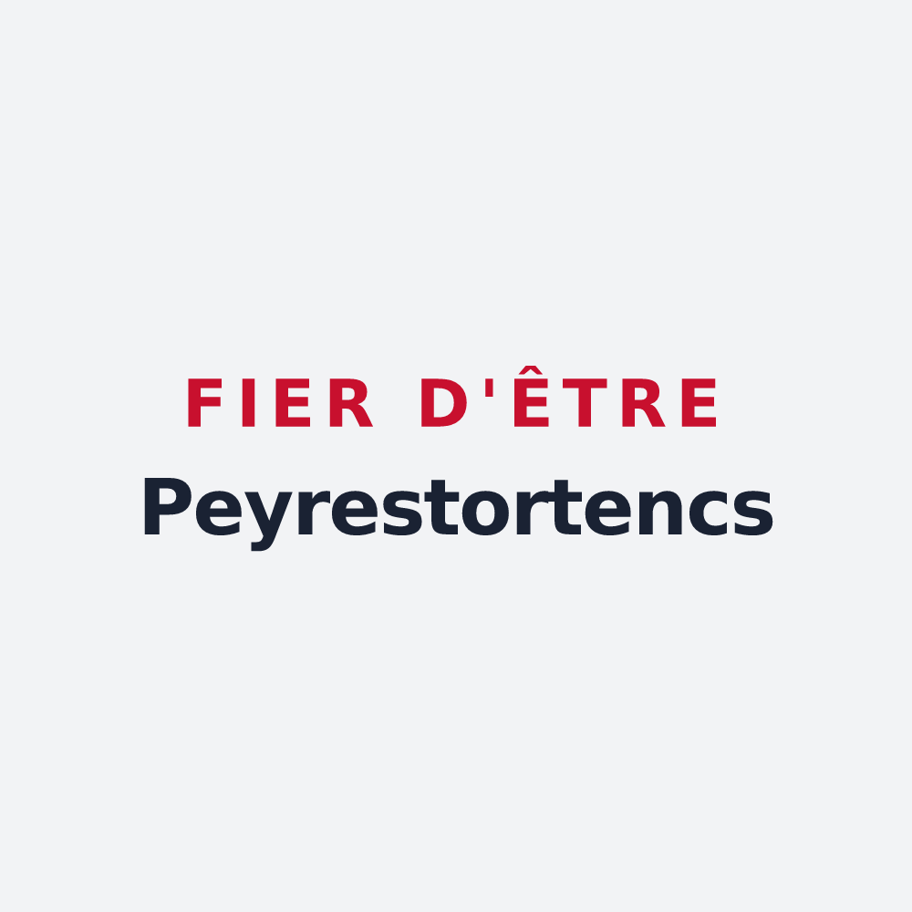 Poster « Fier d'être Peyrestortencs » — design pour Peyrestortes