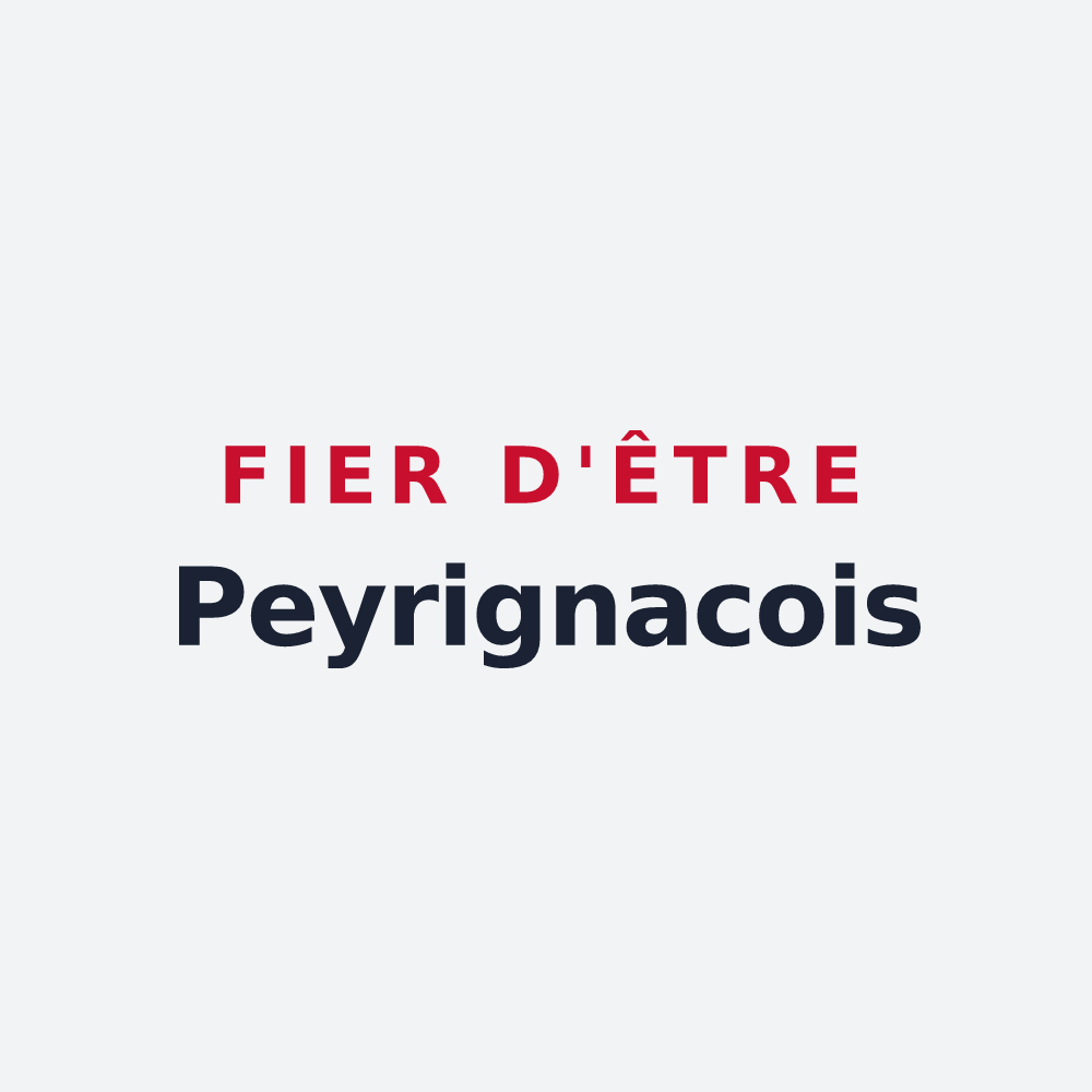 Poster « Fier d'être Peyrignacois » — design pour Peyrignac