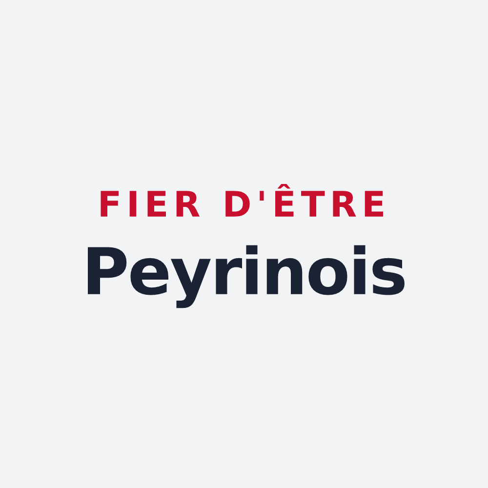 Poster « Fier d'être Peyrinois » — design pour Peyrins
