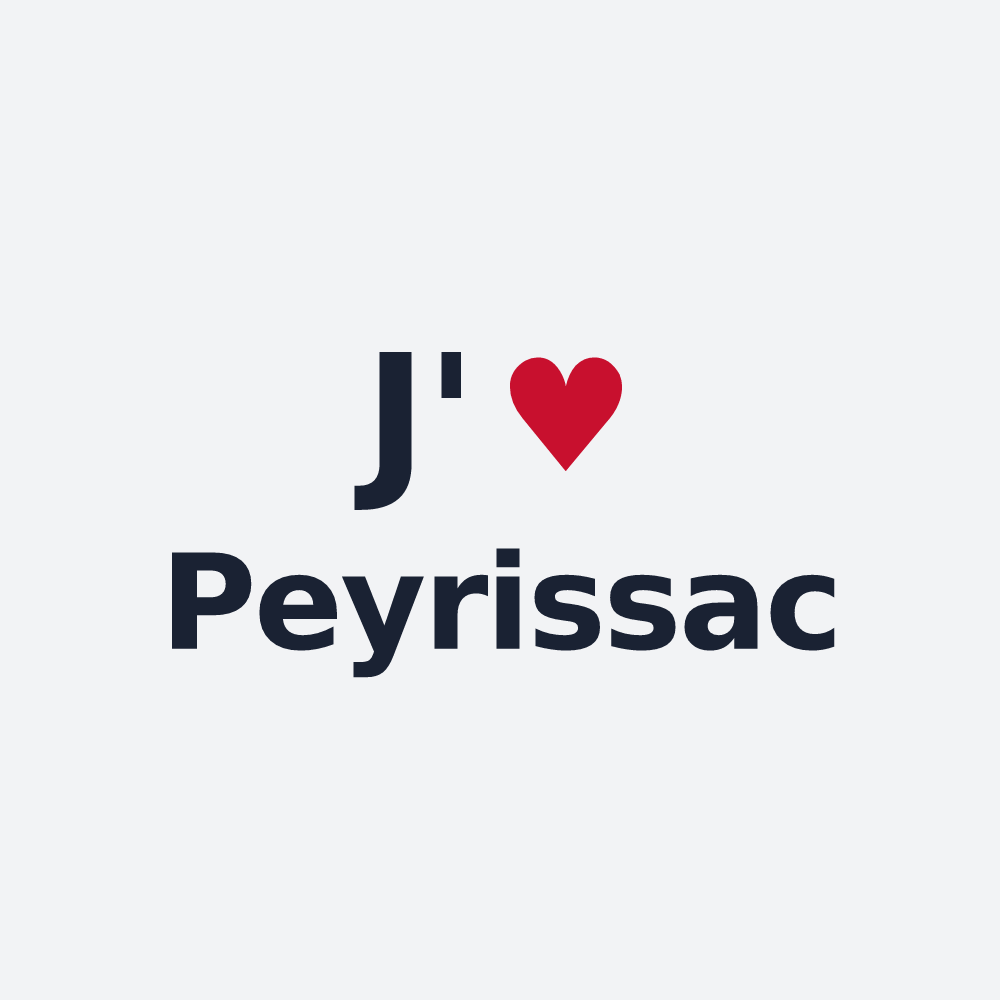 Poster personnalisé Peyrissac — design J'aime Peyrissac