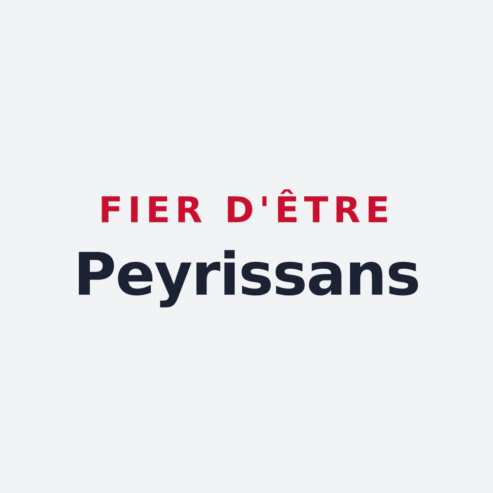 Poster « Fier d'être Peyrissans » — design pour Peyrissas