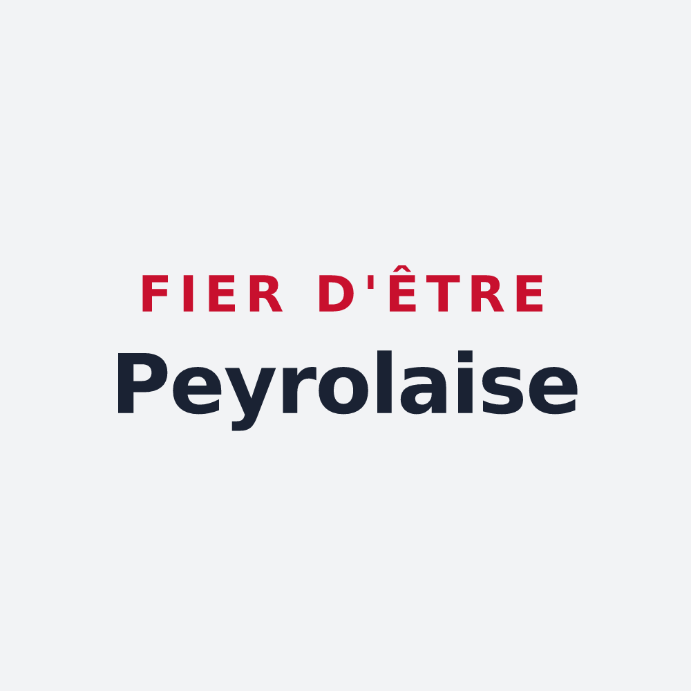 Poster « Fier d'être Peyrolaise » — design pour Peyrole