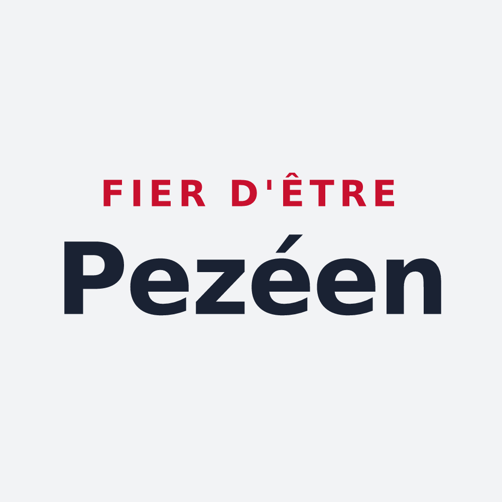 Poster « Fier d'être Pezéen » — design pour Pezé-le-Robert