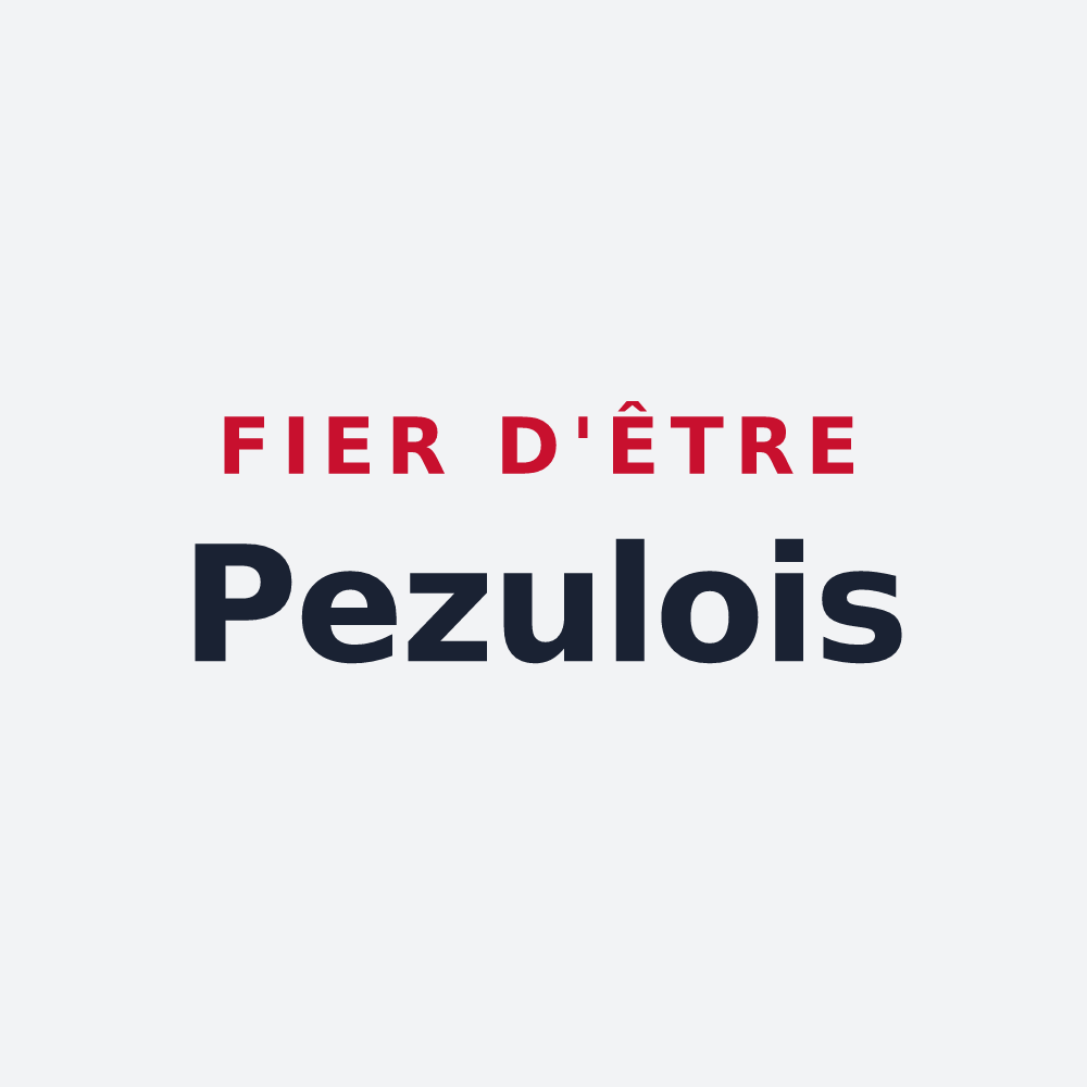Poster « Fier d'être Pezulois » — design pour Pezuls