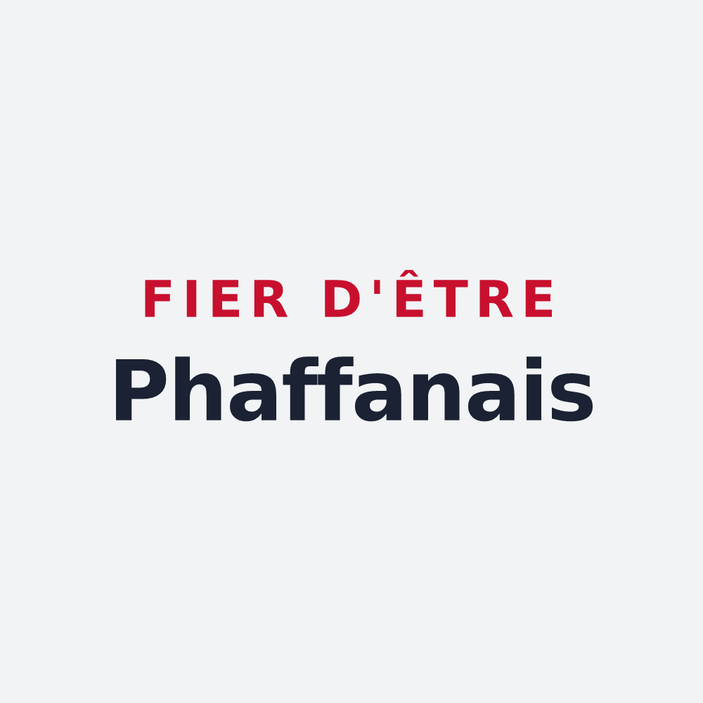 Poster « Fier d'être Phaffanais » — design pour Phaffans