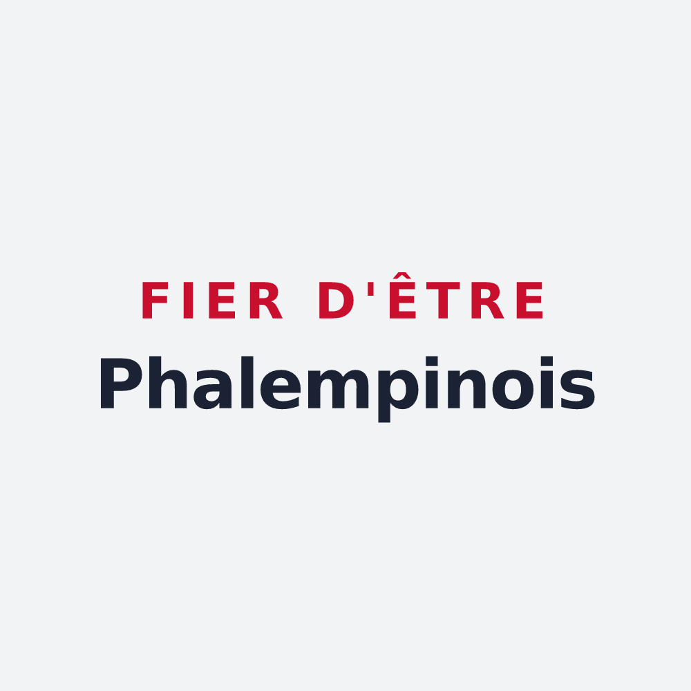 Poster « Fier d'être Phalempinois » — design pour Phalempin