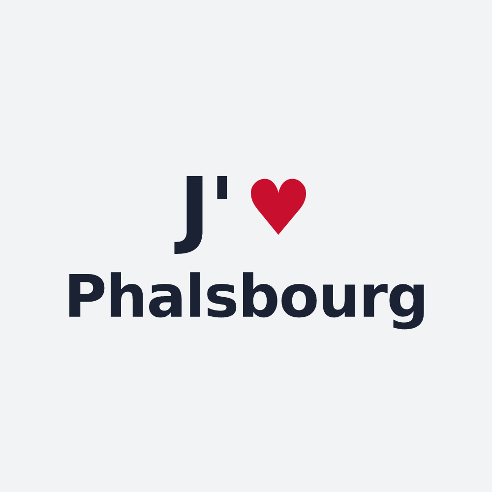 Poster personnalisé Phalsbourg — design J'aime Phalsbourg