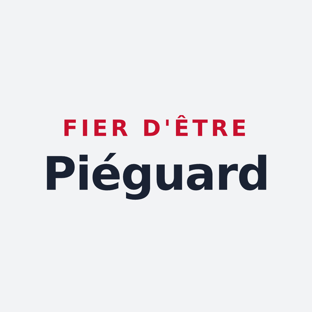 Poster « Fier d'être Piéguard » — design pour Piégut