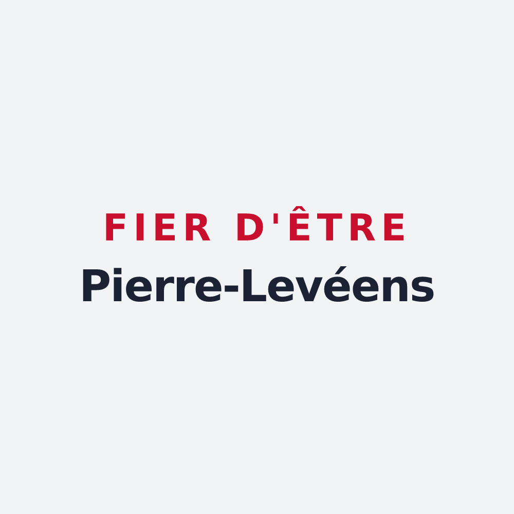 Poster « Fier d'être Pierre-Levéens » — design pour Pierre-Levée