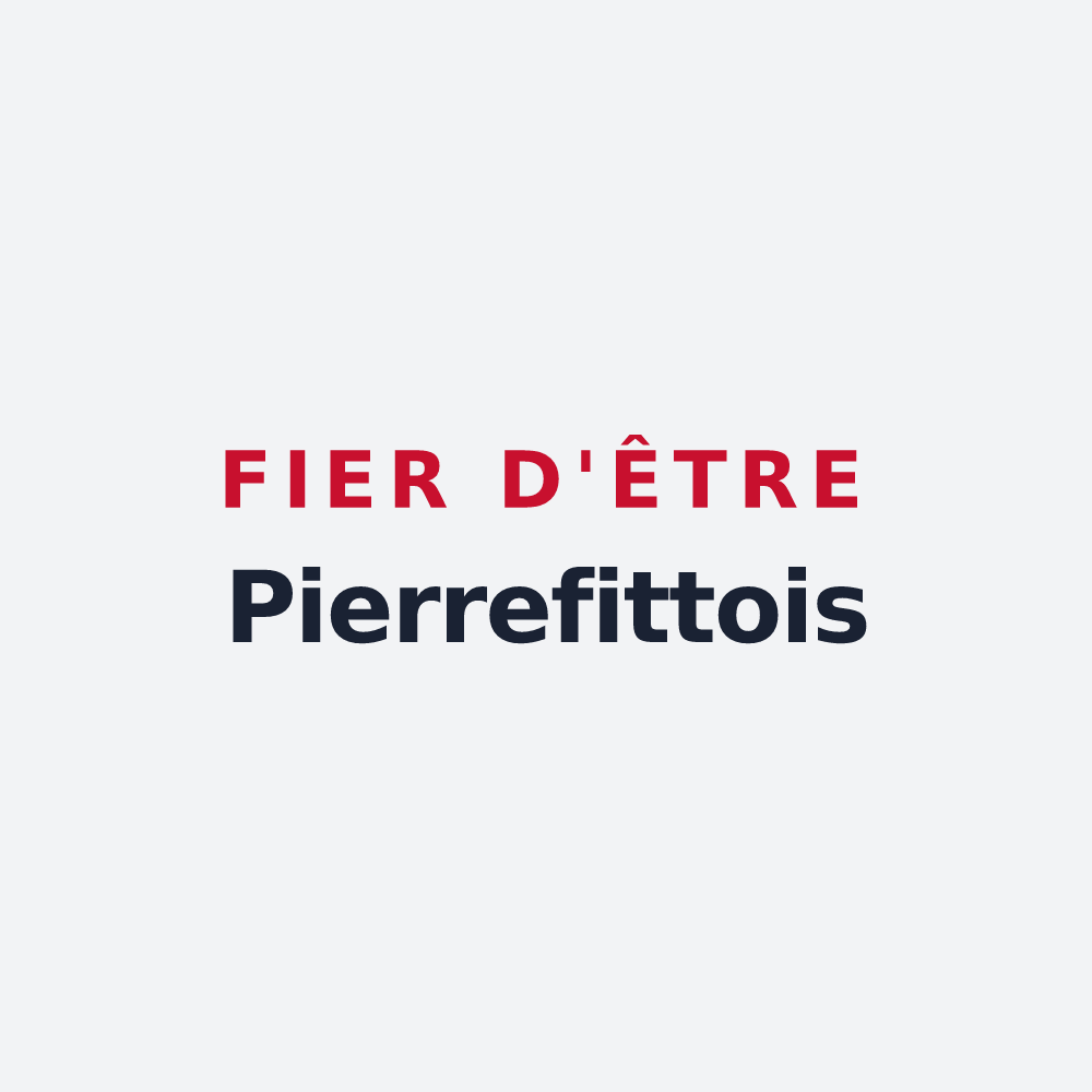 Poster « Fier d'être Pierrefittois » — design pour Pierrefitte