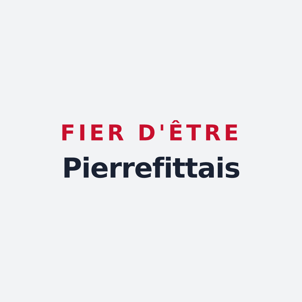 Poster « Fier d'être Pierrefittais » — design pour Pierrefitte-en-Auge
